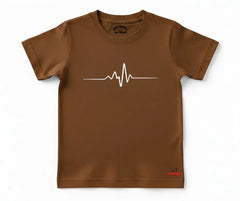 Life Line Brown Short Sleeve Tee | Mini Minors Kintrends