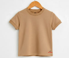 Skin | Peach Color Plain T Shirt for kids | Mini Minors Kintrends