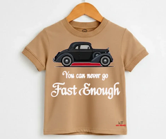 New Fast Enough Tee | Kids T shirt | Mini Minors Kin Trends | Kintrends