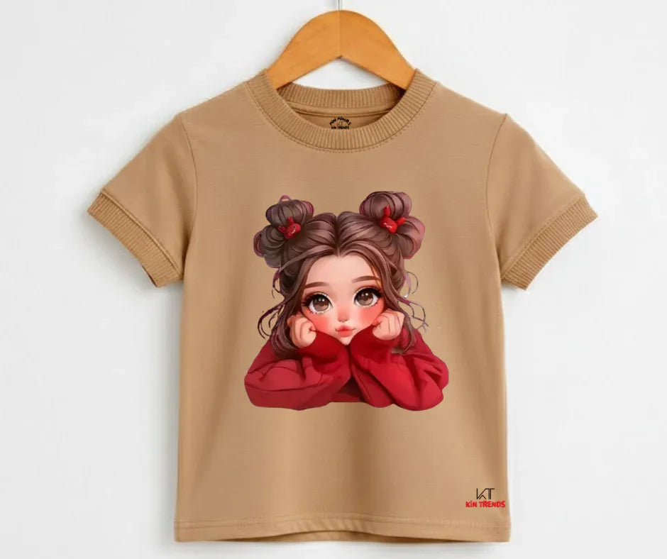 New Cute Doll Tee | Kids T shirt | Mini Minors Kin Trends | Kintrends