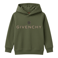 Gvenchy Luxury Signature Brand Block Kids Winter Fleece Hoodie