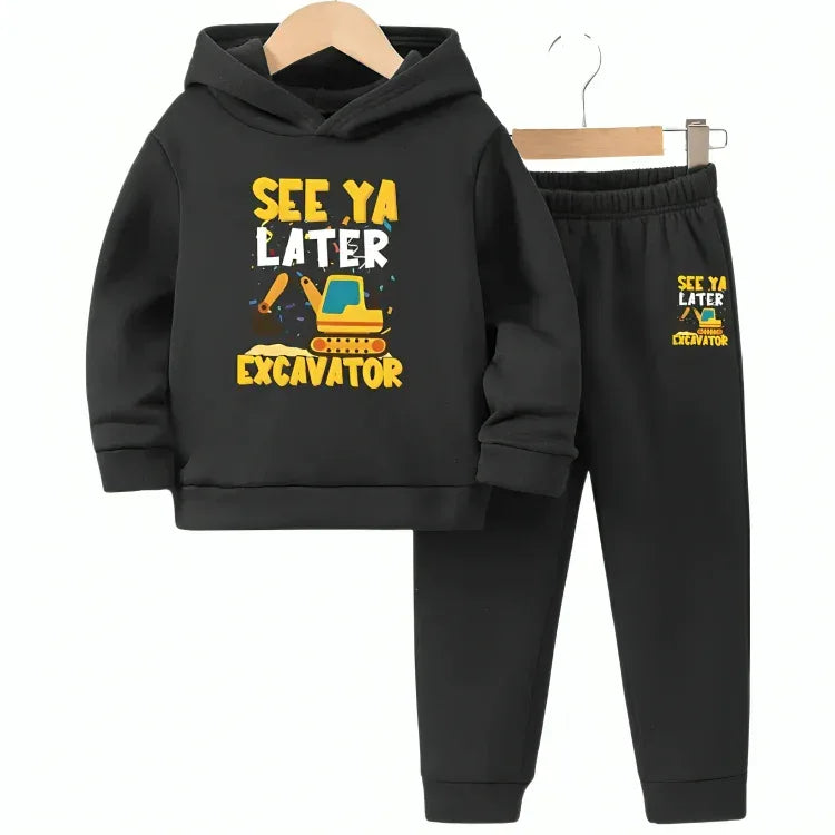 See Ya Later Hoodie Tracksuit - Kin Trends