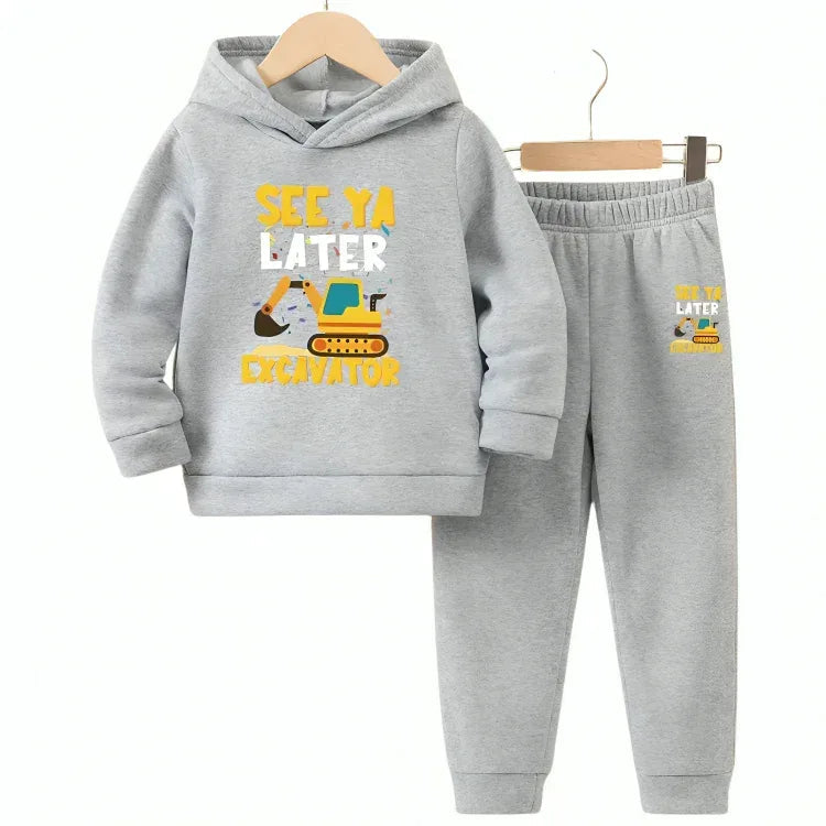 See Ya Later Hoodie Tracksuit - Kin Trends