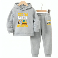 See Ya Later Hoodie Tracksuit - Kin Trends