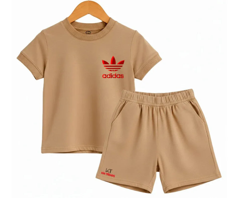 Addi D1 Shorts Set | Kids T shirt and shorts | Mini Minors Kin Trends | Kintrends
