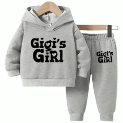 Gigi's Girl Fleece Hoodie Tracksuit - Kin Trends