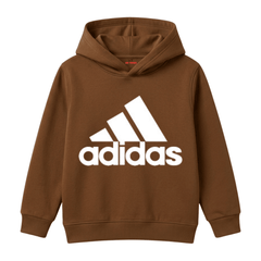 Addi Classic Badge of Sport Big Logo Kids Winter Fleece Hoodie
