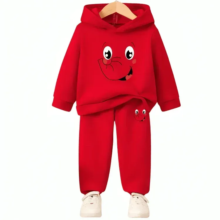Cute Elephant Hoodie Tracksuit - Kin Trends