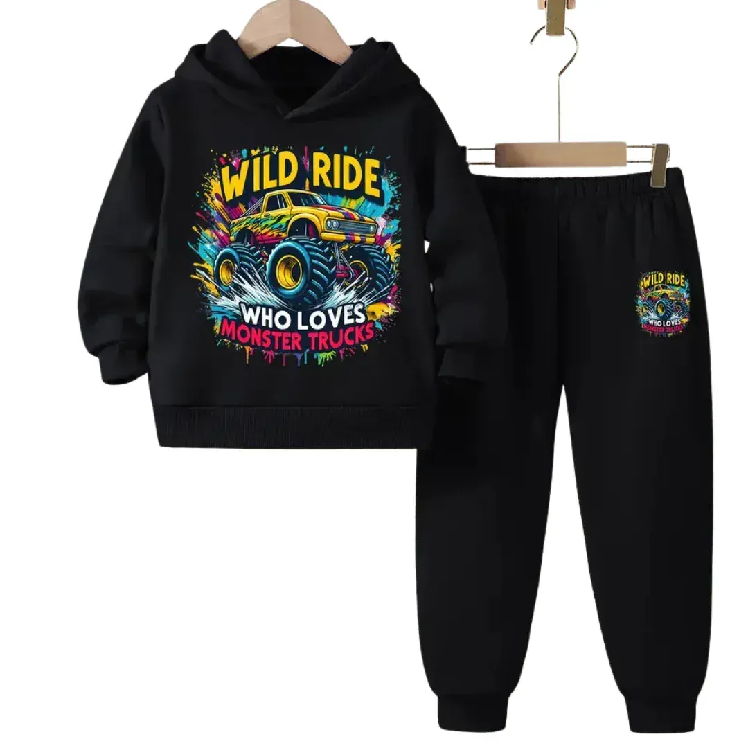 Wild Ride Hoodie Tracksuit - Kin Trends