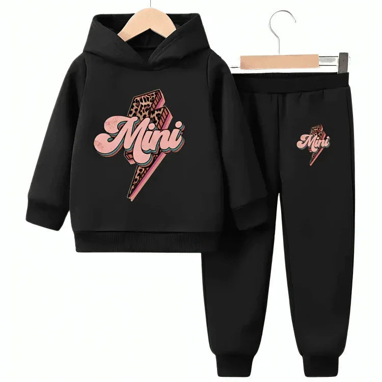 Mini Fleece Hoodie Tracksuit - Kin Trends