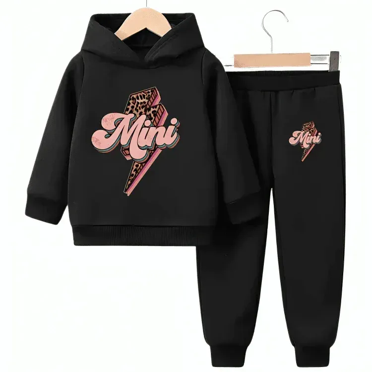 Mini Fleece Hoodie Tracksuit - Kin Trends