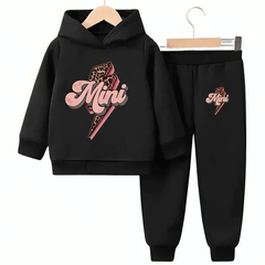 Mini Fleece Hoodie Tracksuit - Kin Trends