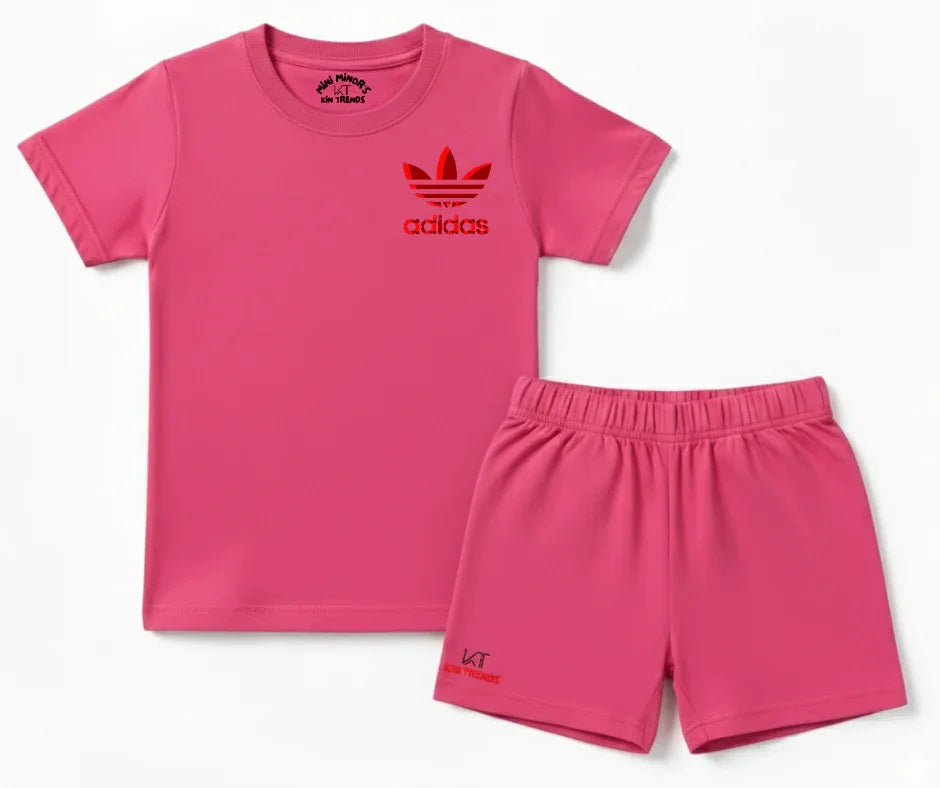 Addi D1 Shorts Set | Kids T shirt and shorts | Mini Minors Kin Trends | Kintrends