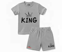 King Shorts Set | Kids T shirt and shorts | Mini Minors Kin Trends | Kintrends