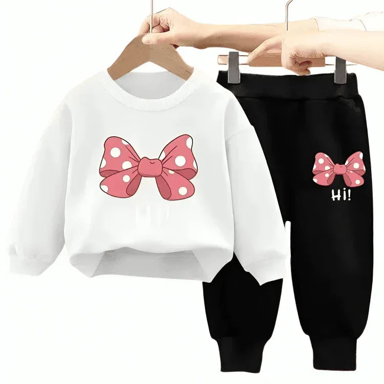 Hi Girls Fleece Tracksuit - Kin Trends