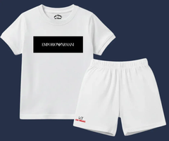 Empo Armni D1 Shorts Set | Kids T shirt and shorts | Mini Minors Kin Trends | Kintrends