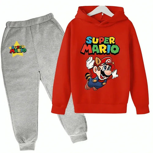 Super Mario Hoodie Tracksuit - Kin Trends