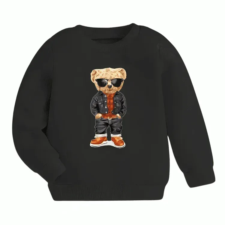 Cute Cool Bear Sweatshirt - Kin Trends