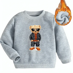 Cute Cool Bear Sweatshirt - Kin Trends