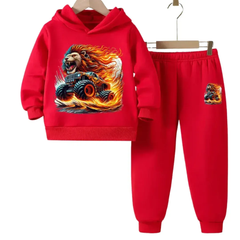 New Lion King of Road Hoodie Tracksuit - Kin Trends