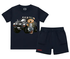 Jeep Bear Shorts Set| Kids T shirt and shorts| Mini Minors Kintrends