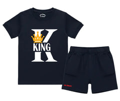 The Royal K Co-ord Shorts Set | Mini Minors Kintrends