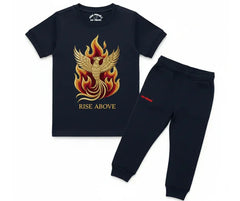Rise Above Summer Tracksuit (Not Embroidered) | Mini Minors Kintrends