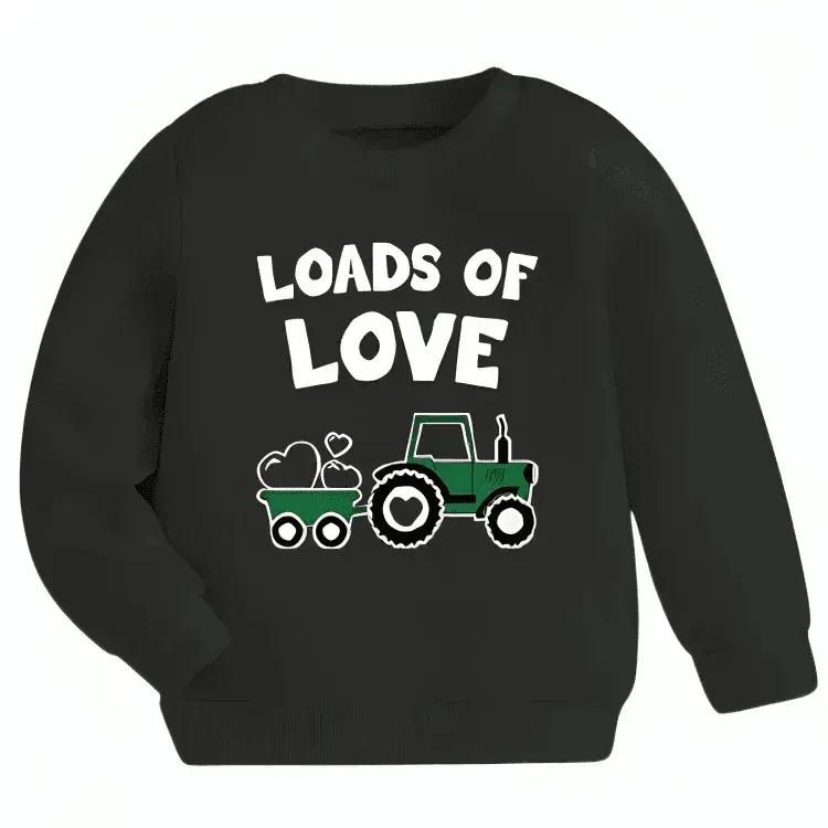 Loads Of Love Fleece Sweatshirt - Kin Trends