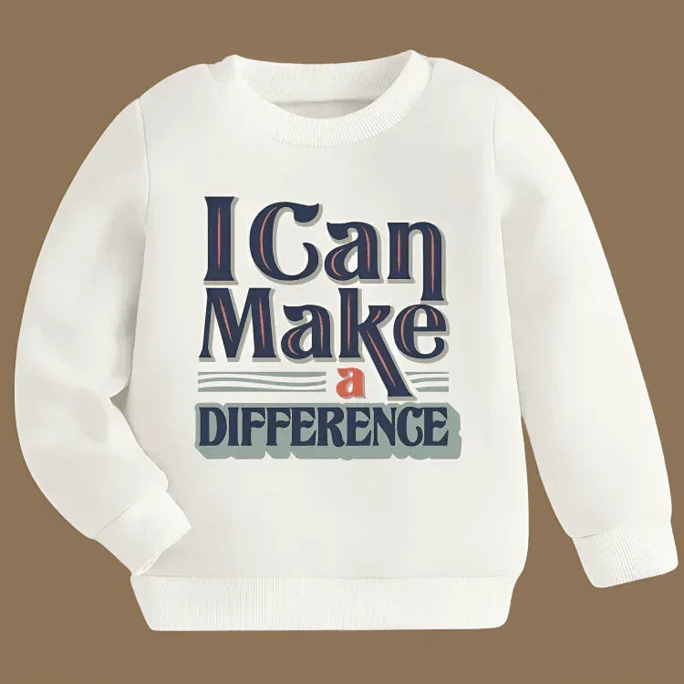 I Can Make A Difference Sweatshirt - Kin Trends