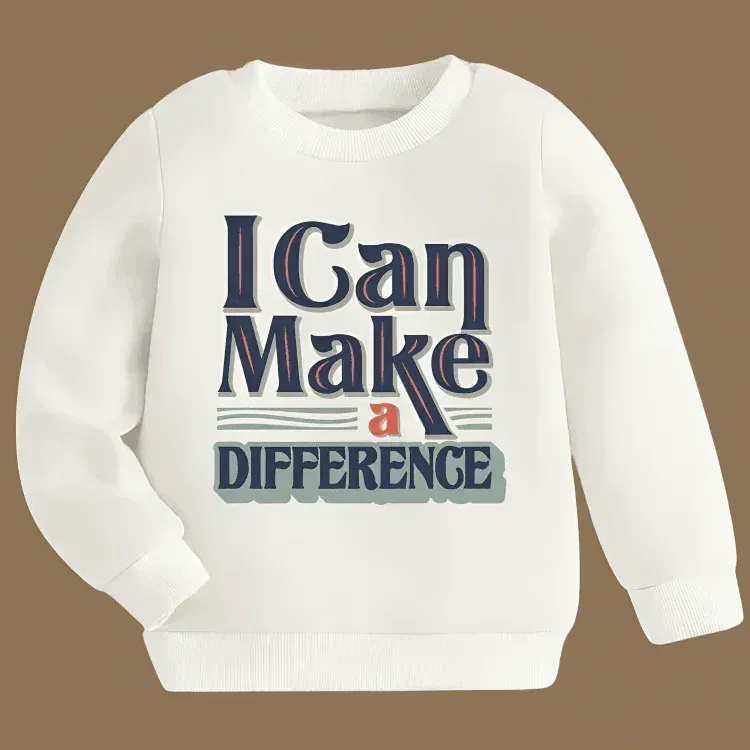 I Can Make A Difference Sweatshirt - Kin Trends