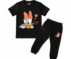 Disney Duck Summer Tracksuits | Kids T shirt and trouser | Mini Minors Kin Trends | Kintrends