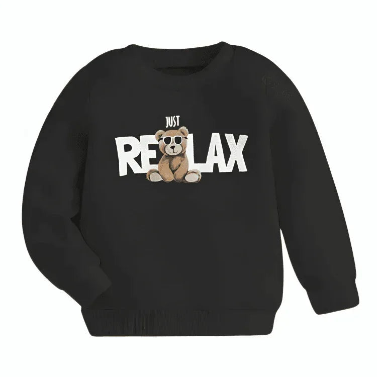 Just Relax Fleece Sweatshirt - Kin Trends