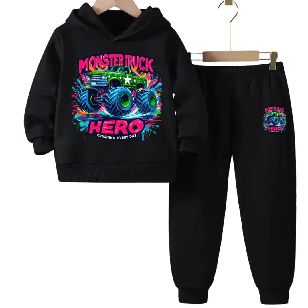 Monster Hero Hoodie Tracksuit - Kin Trends