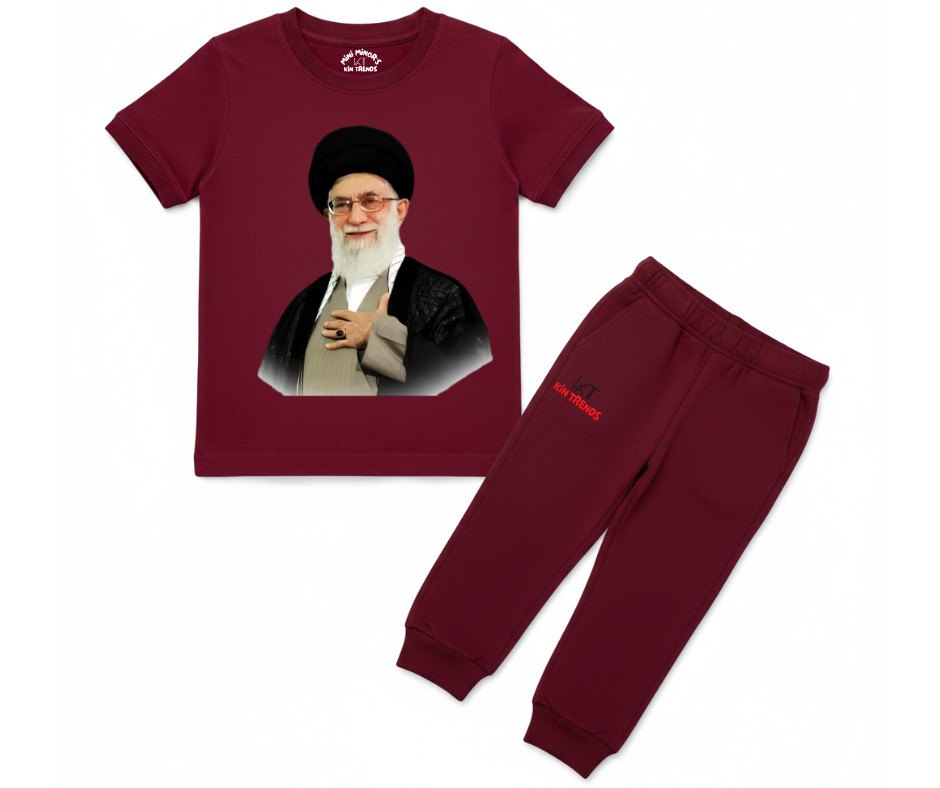 Great Ayatollah Ali Khamenei T Shirt & Trouser | Summer Tracksuit