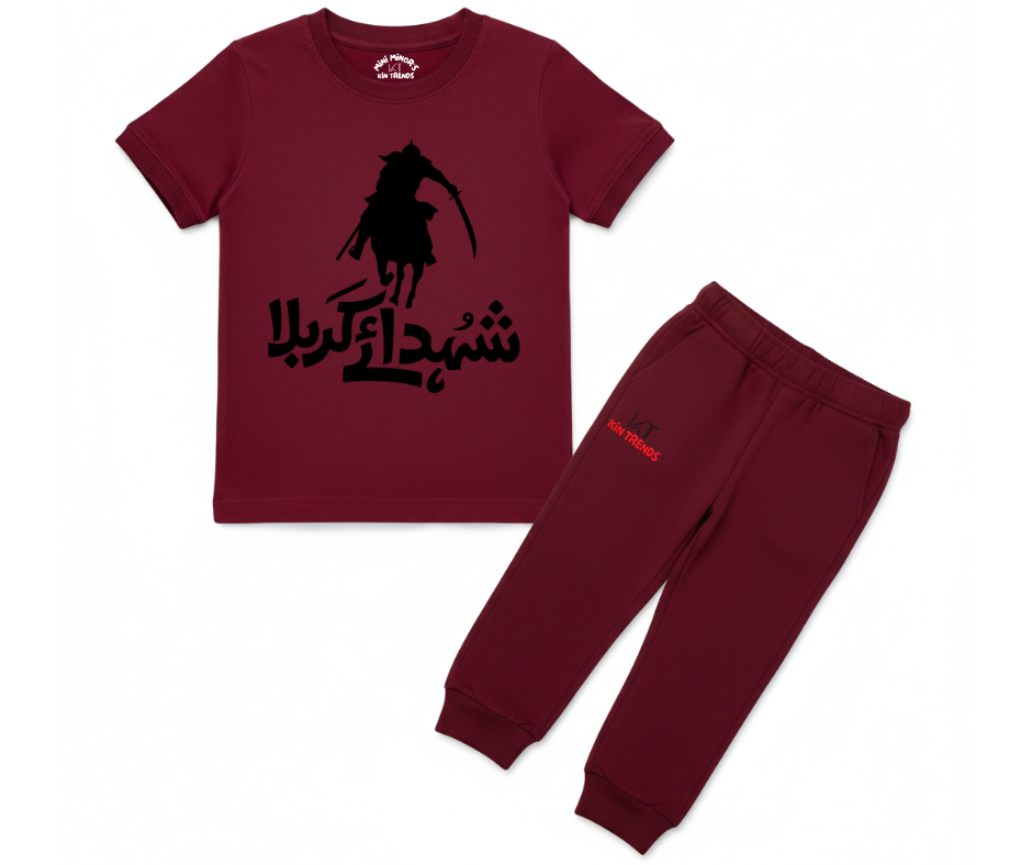 Shohda e karbala T Shirt & Trouser | Summer Tracksuit
