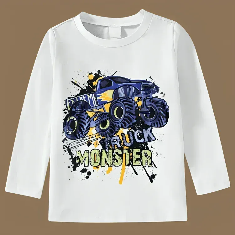 Truck Monster Fleece Sweatshirt - Kin Trends