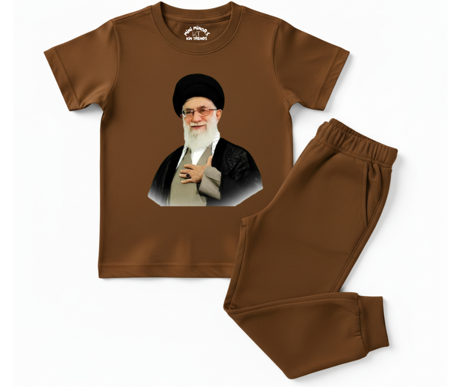 Great Ayatollah Ali Khamenei T Shirt & Trouser | Summer Tracksuit