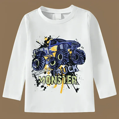 Truck Monster Fleece Sweatshirt - Kin Trends