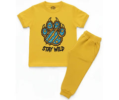 Stay Wild Summer Tracksuit | Mini Minors Kintrends