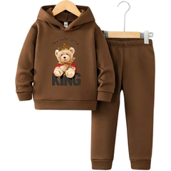 Kin Bear Fleece Hoodie Tracksuit (Premium) - Kin Trends