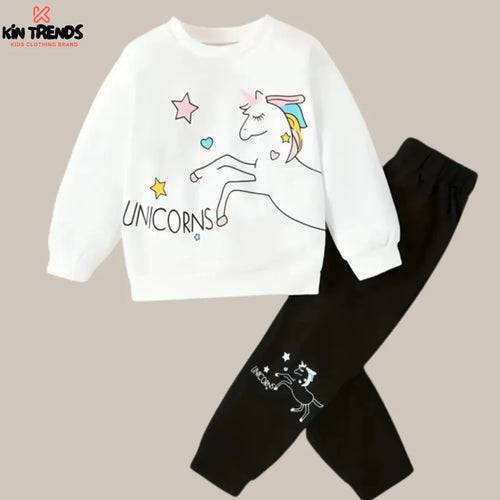 Unicorn White Tracksuit - Kin Trends