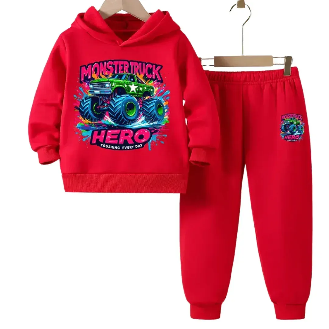 Monster Hero Hoodie Tracksuit - Kin Trends