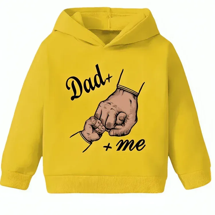 New Dad + Me Fleece Hoodie - Kin Trends