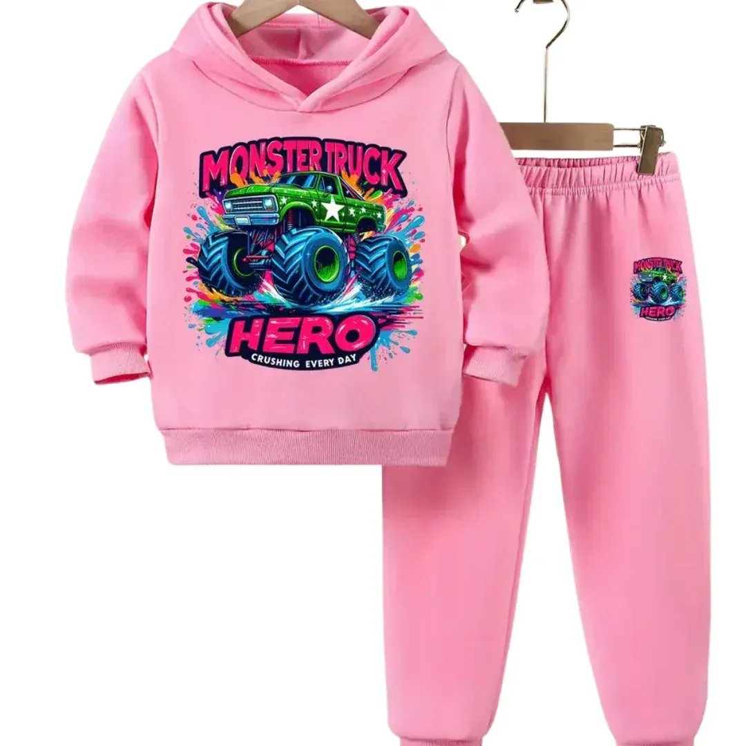 Monster Hero Hoodie Tracksuit - Kin Trends