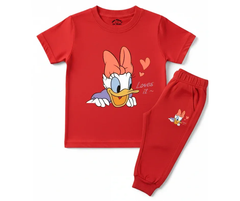 Disney Duck Summer Tracksuits | Kids T shirt and trouser | Mini Minors Kin Trends | Kintrends