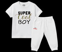 Super Cool Boy Tracksuit | Kids T shirt and trouser | Mini Minors Kin Trends | Kintrends