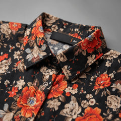Black Rose ??2 Piece Premium Lawn Kurta Trouser shirt-collar for Girls