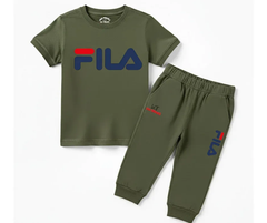 FLA Tracksuit Kids T shirt and trouser | Mini Minors Kin Trends | Kintrends