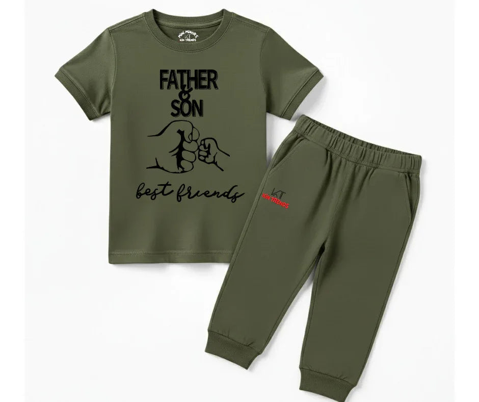 Father and Son Best Friends Summer Tracksuit | Mini Minors Kintrends