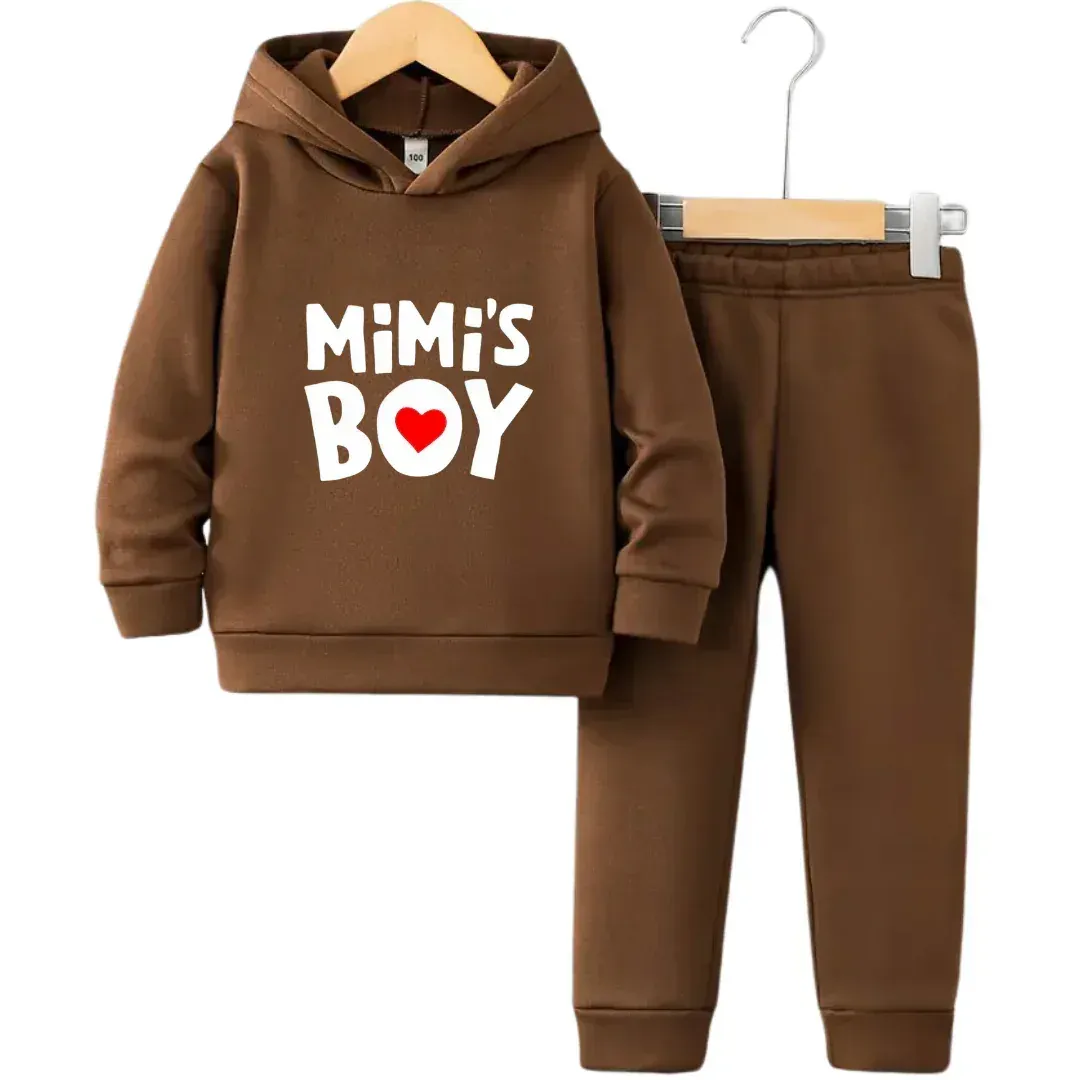 Mimi's Boy Hoodie Tracksuit (Premium) - Kin Trends